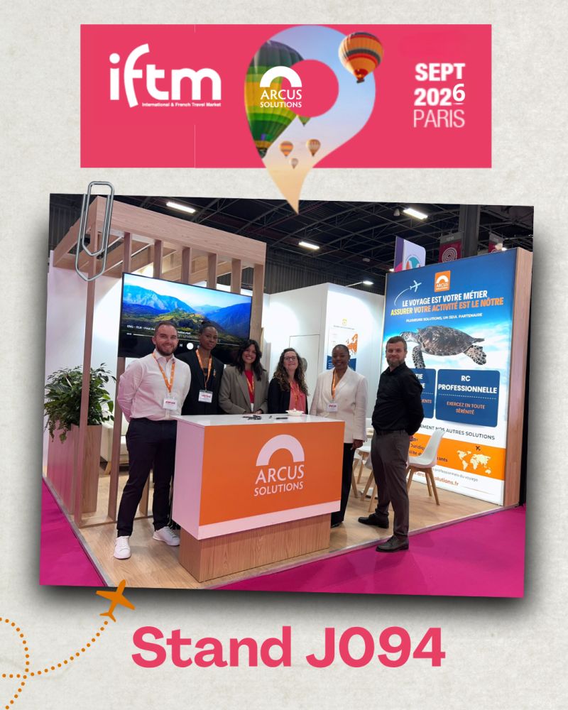 Visuel IFTM Top Resa 2026 : Arcus Solutions vous accueille sur le stand J094